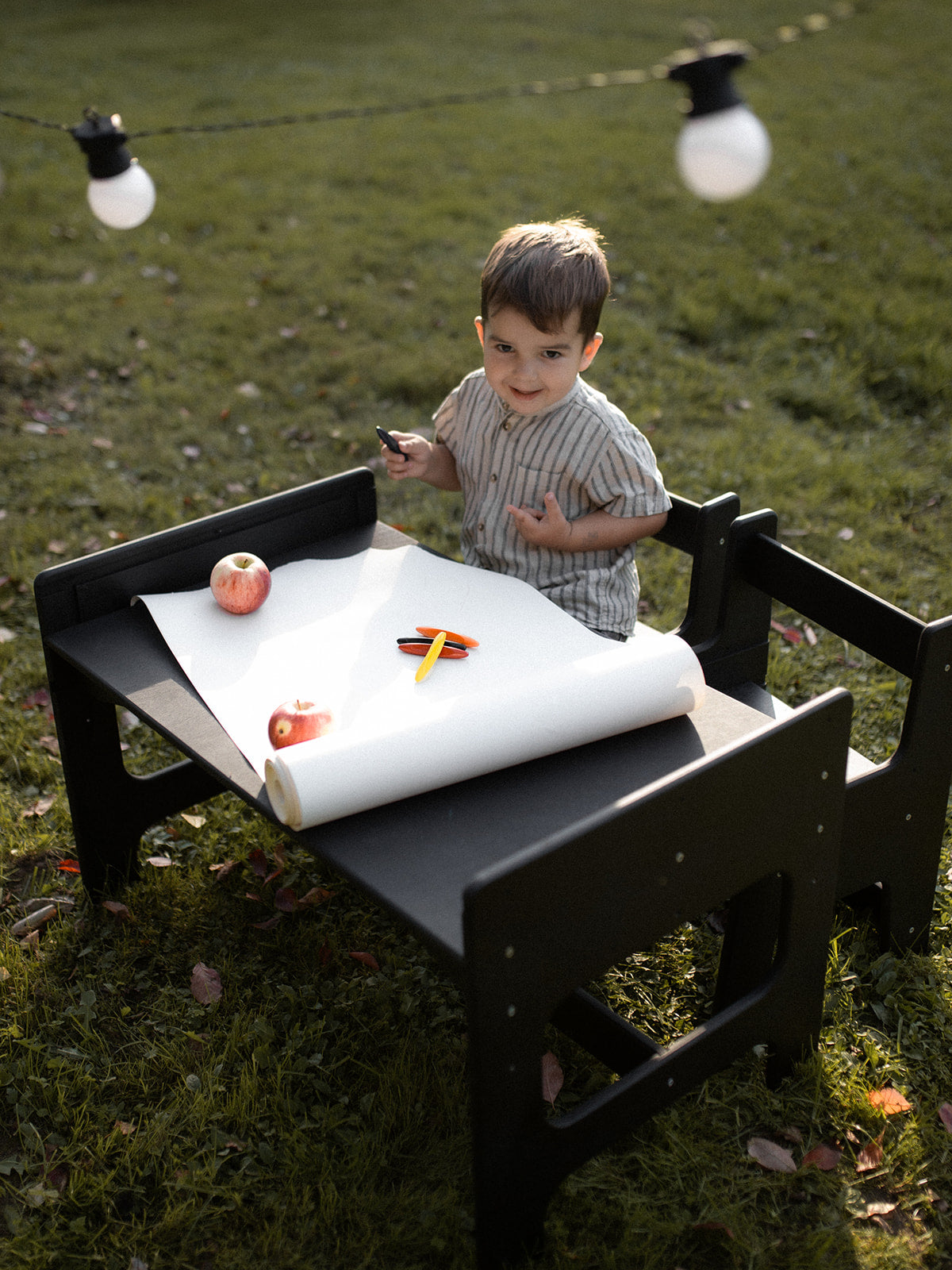 Adjustable Table and Chair Set – Upe un Krasts – Perfectly Paired for Play and Learning